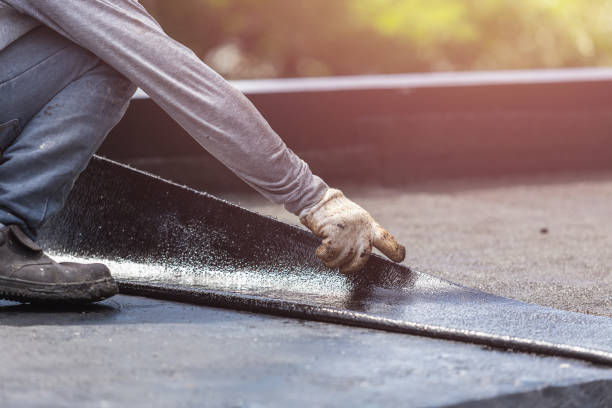 Professional Emergency Waterproofing technician working in Macomb, MI